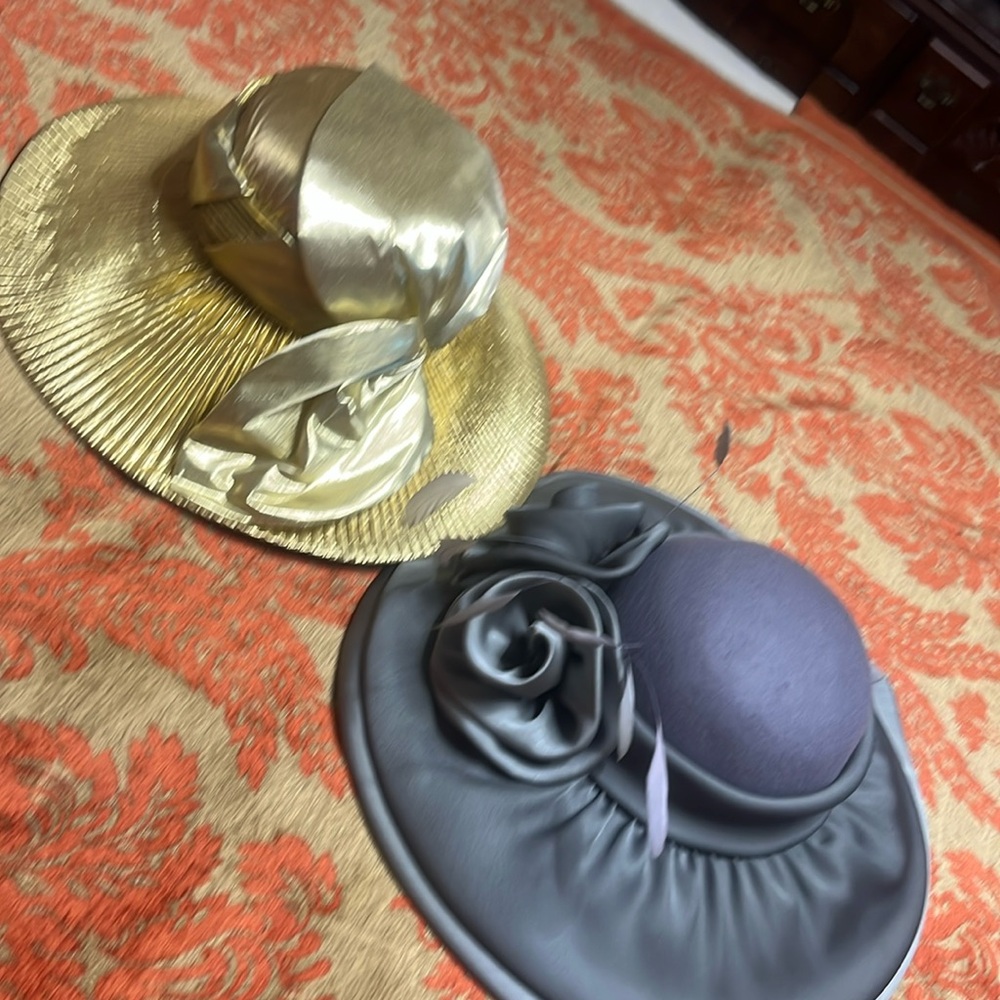 Two church fashion hats